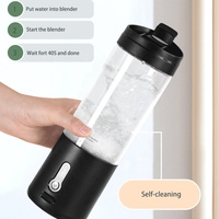 Utilisation de la poignée de la salle de sport en plein air USB machine mélangeur tasse liquide mélange mélangeur de jus frais Portable presse-agrumes mélangeur