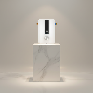 <span class=keywords><strong>Scaldabagno</strong></span> Elettrico Istantaneo Senza Serbatoio da 11KW per Uso Domestico, Riscaldamento Istantaneo, Display LED Temperatura, Senza Plastica, Autoportante, Standard EU, Salvaspazio - Product Image 3