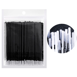 Cepillo de Punta Larga para Tinte de Cejas, Aplicador de Limpieza para Tinte de Cejas, para Extensiones de Pestañas y Lifting de Pestañas - Product Image 1