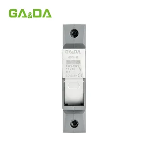 Suministro GADA base de fusible eléctrico de bajo voltaje fusible de 10x38mm
