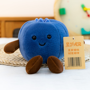 Juguete de Peluche de Fruta para Bebés, Adorable Muñeco de Peluche de Dibujos Animados para Escritorio, Sandía, <span class=keywords><strong>Kiwi</strong></span>, Regalo de Cumpleaños para Niños, Venta al por Mayor y al Detal - Product Image 6