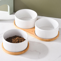 Bol pour animaux de compagnie en céramique durable, anti-renversement, pour nourriture et eau, pour chats et chiens de toutes tailles, accessoires d'alimentation
