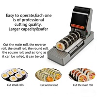 Machine à faire des sushis roulés en vente chaude, machine à trancher les sushis commerciaux, machine à rouler le riz à sushi, équipement de découpe