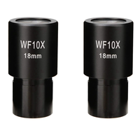 Biological Microscope Wide Angle Eyepiece School Science Optical Microscope Glass Lens WF5X WF10X WF15X WF16X WF20X WF25X
