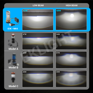 Super Canbus nuevo M4 Mini proyector biled H4 60000LM Led láser H4 con luz amarilla H1 H3 H19 HB4 H4 bombilla Led para Bmw F30 - Product Image 6