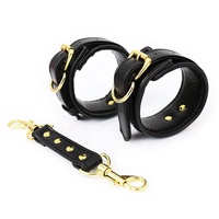 Esposas Blancas Para Restricciones BDSM Gear Set Y Tobilleras Puños Cuero BGO-0058