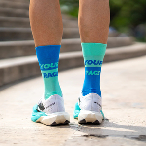 कस्टम कुशन टेरी पैडिंग पेशेवर एथलेटिक मैराथन खेल बड़े ब्रांड लुभावने साइकिल पुरुषों के मोजे - Product Image 6