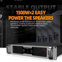 Amplificateur de puissance professionnel 1500W * 2 TD 2U Classe 8 Ohm, amplificateur de signal de mixeur audio, garantie 1 an, origine Guangdong
