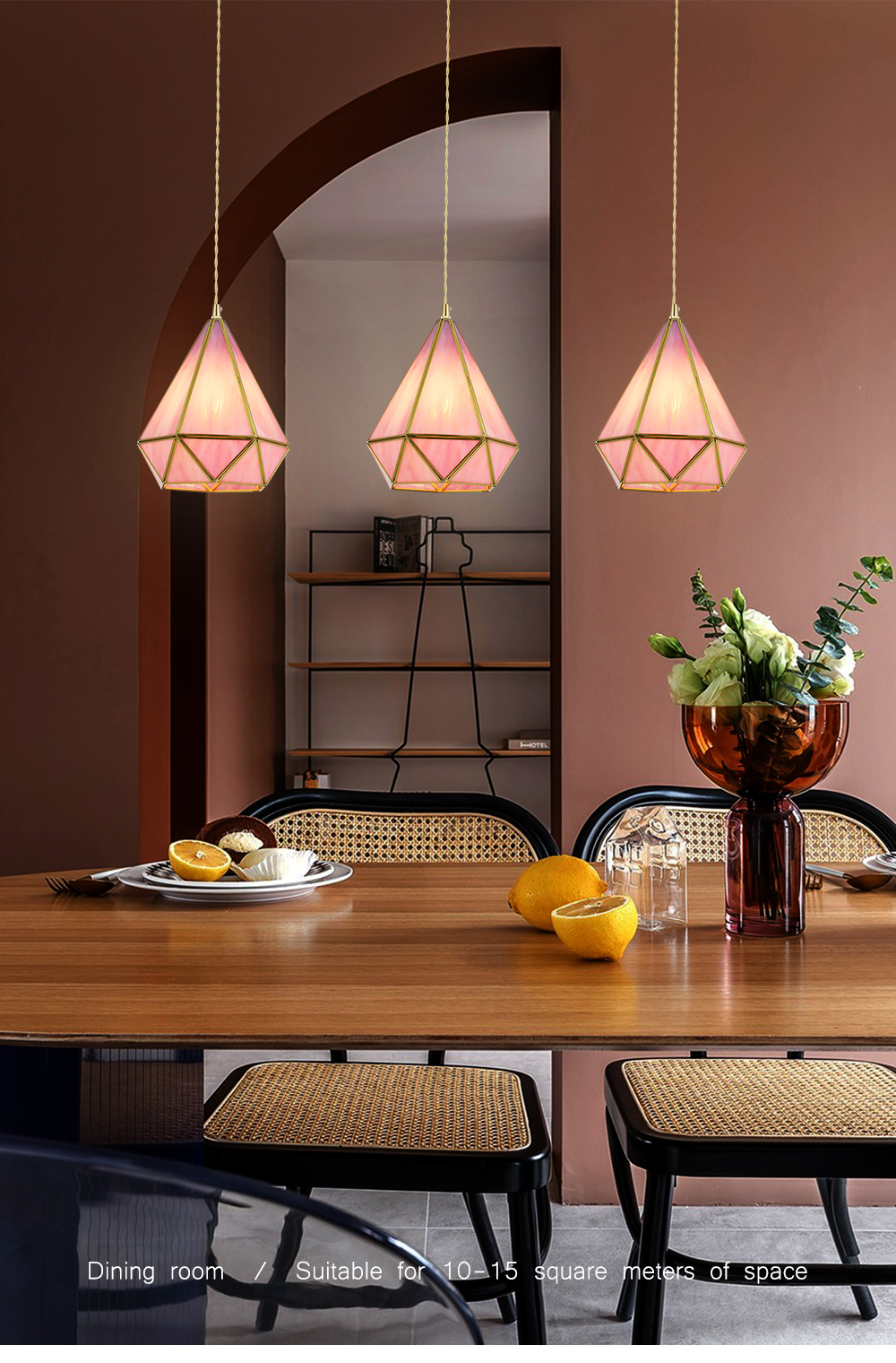 New Product Indoor Decoration Bar Study Room Restaurant Iron Chandelier Modern LED Pendant Light