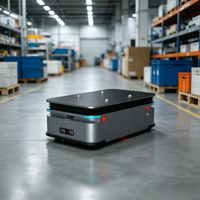 Robot AGV de levage supérieur, robot mobile autonome à laser SLAM pour la logistique d'entrepôt, la manutention de matériaux et le transfert de palettes