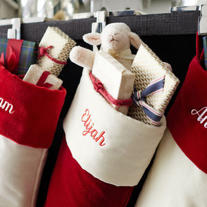 Cadeau décoratif personnalisé pour enfants Chaussettes Sublimation Velours Bas <span class=keywords><strong>de</strong></span> Noël Père Noël Marchandises pour broderie Vente en gros - Product Image 4