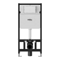 OEM/ODM Réservoir d'eau caché à cadre métallique pour toilettes suspendues au mur à double chasse d'eau