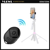 Venta al por mayor multifunción de 4 botones recargable para control remoto para Android para 20m de alcance cámara en vivo Selfie Rolling