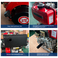 Moteur diesel Changchai 178F refroidi par air, alésage 78 mm, 296 cm³, quatre temps OHV, faible consommation de carburant pour micro-motoculteurs