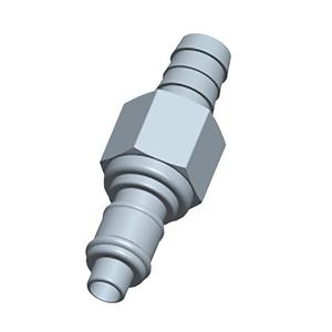 JU AP Series POM Plastic <b>Quick</b> Connect Male Couplings With Valve 6-10mm For Medical Food Industrial Use - Product Image 5