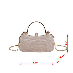 2025 New Fashion Trend Women's <b>Gold</b> Chain Shoulder <b>Bag</b> <b>Evening</b> Dress Women's Handbag Women's Crossbody <b>Bag</b> - Product Image 2