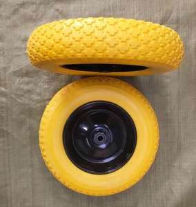 Rueda Sólida para <span class=keywords><strong>Carretilla</strong></span> <span class=keywords><strong>de</strong></span> Mano, Resistente a Pinchazos, <span class=keywords><strong>de</strong></span> Espuma <span class=keywords><strong>de</strong></span> Poliuretano, con Rodamiento <span class=keywords><strong>de</strong></span> Bolas, 3.50-8 4.00-8, Llanta <span class=keywords><strong>de</strong></span> Acero, <span class=keywords><strong>Precio</strong></span> <span class=keywords><strong>de</strong></span> Fábrica - Product Image 5