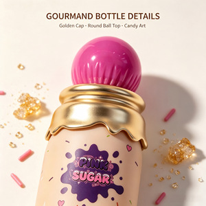 Coffret cadeau Candy House Eau de Parfum, flacon rose et violet, collection de parfums pour femmes, style dessert sucré - Product Image 4