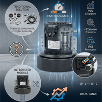 Unité de roue servo intelligente KCONBOT AMR/AGV 400 kg 48 V 500 W, faible bruit, haute précision, sans entretien, pour les exploitations agricoles