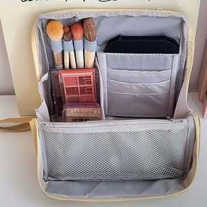 Wholesale Durable Storage Cosmetic <b>Bag</b> <b>Waterproof</b> Toiletry Organizer <b>Bag</b> Simple Style Travel Makeup <b>Bag</b> for Girls - Product Image 5