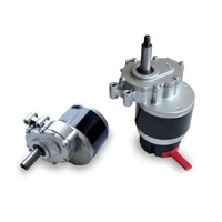 Manette de fauteuil roulant motorisée 24v 250/350W 50A engrenage brossé aimant permanent fauteuil roulant électrique moteur à courant continu 75/120 tr/min outils électriques