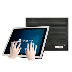 Tablet industrial impermeável 15 17 19 21.5 polegadas ip65, tudo em um pc sem ventilador para pagamento, quadro aberto, tablet, painel de toque pc