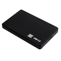 Box esterno per disco rigido da 2,5 pollici SATA USB 3.0 in plastica ABS nera con funzione protettiva, OEM, per server