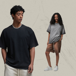 Camisetas Unisex de Algodón 100% con Logotipo Personalizado, Lavado Ácido, Estilo Vintage, Tallas Grandes, al por Mayor - Product Image 1
