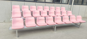 portable stadium 3 Rows Portable Stadium Outdoor Indoor Grandstand Aluminum Baseball Metal Bleachers Seating for Sale - Product Image 5
