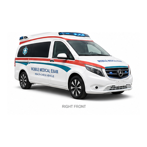 ICU Emergency Medical Ambulance Vehicle Patient Transport Rescue <strong>Car</strong> Mobile Medical <strong>Exam</strong> Health Check Van Hospital First Aid Van - Product Image 2