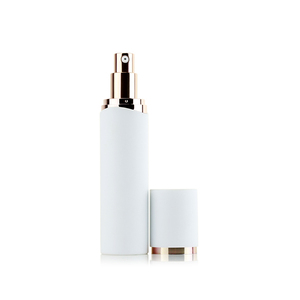 Espray externo <span class=keywords><strong>naranja</strong></span> mate 30ml 50ml Botella de base de suero de cuidado personal transparente acrílico con bomba de aluminio - Product Image 5