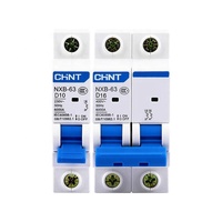 Disjoncteur Miniature CHINT NXB Type D Unipolaire 230V, Disjoncteur CHINT NXB63 D63A D32A D16A D10A 10A 16A
