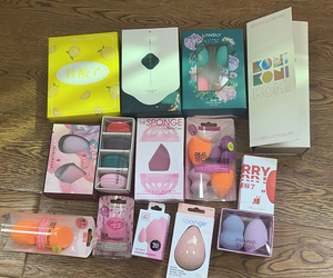 Boîte <span class=keywords><strong>de</strong></span> <span class=keywords><strong>fond</strong></span> <span class=keywords><strong>de</strong></span> <span class=keywords><strong>teint</strong></span> Logo Beauty Stand Éponge <span class=keywords><strong>de</strong></span> maquillage avec emballage - Product Image 5