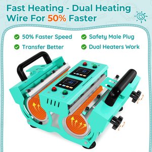 Double Station 30 Oz Sublimation <b>Cup</b> Mug Tumbler Heat Press Transfer Machine HY-CH2232 11oz to 30oz Double Station Sublimation T - Product Image 1