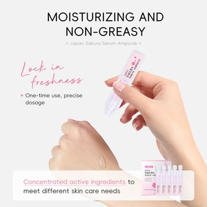 Ampolla de Suero Sakura de Japón de Marca Privada LAIKOU con Ácido Hialurónico para un Tono de Piel Uniforme y para Suavizar las Líneas Finas del Rostro - Product Image 6