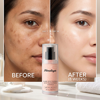 Sérum solaire à la vitamine en marque privée SPF50, éclaircissant, correcteur de taches brunes, sérum solaire à la vitamine végétalien