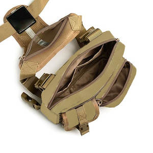 Mydays Outdoor resistente e leggero attrezzatura da pesca tattica da pesca accessori per il petto Rig imbracatura borsa per <span class=keywords><strong>uomo</strong></span> e donna - Product Image 5