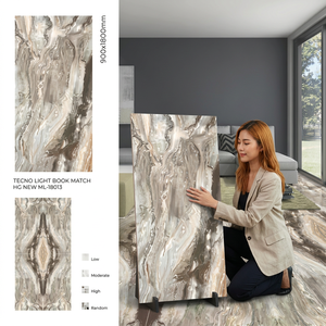 Azulejos de porcelana esmaltada Statuario de 900x1800 mm con acabado mate/brillante para interiores de alta gama, losas de piedra sinterizada cerámica. - Product Image 5