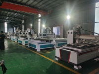 Routeur CNC ATC 2130 avec lame de scie, broche de refroidissement par air 9KW, machine de travail du bois pour la découpe de MDF et la fabrication de portes de meubles