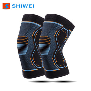 Shiwei <b>Knee</b> <b>Support</b> <b>Brace</b> Breathable Knitted Elastic Unisex Sports Fitness Running Cycling All Seasons Protection - Product Image 2
