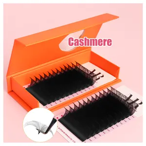 Eyelash extension supplies 0.05 0.07 C CC D DD 8-25mm volume lash extensions lash trays wholesale cashmere eyelash extension