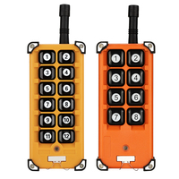 Offre Spéciale 433Mhz 6V industriel 8 boutons sans fil RF télécommande coque de boîtier pour palan électrique/grue aérienne