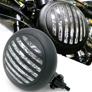 Phổ 7 inch sáng xe máy Đèn pha H4 35 wát LED đầu đèn ánh sáng cho xe máy