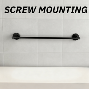 Set di Accessori da Bagno Ecologici con Finitura Cromata/Bianca, Portasciugamani Pieghevole a Parete, Mensola e <span class=keywords><strong>Scaldasalviette</strong></span> per Appartamenti - Product Image 5