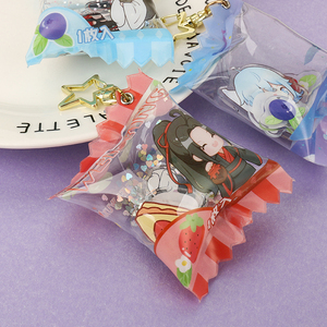 Porte-clés bonbonnière en acrylique, avec logo <span class=keywords><strong>personnalisé</strong></span>, 50 pièces, breloque scintillante, acrylique, avec divers <span class=keywords><strong>shaker</strong></span> - Product Image 5