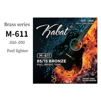 High Quality 6-String Acoustic Guitar Set Cheap Brass Musical Instruments M-610 Strings Stringed Instruments Parts Accessories