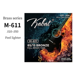 Chất Lượng Cao 6-String Acoustic <span class=keywords><strong>Guitar</strong></span> Set Giá Rẻ Brass Nhạc Cụ M-610 Dây Nhạc Cụ Có Dây Phụ Kiện - Product Image 3