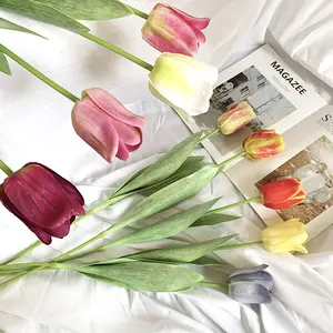 TULIP Artificial Flower SPRING FLOWER FOR HOME DECORATION HIGH QUALITY