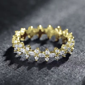 Vente <span class=keywords><strong>en</strong></span> gros de bagues <span class=keywords><strong>en</strong></span> <span class=keywords><strong>argent</strong></span> 925 pour femmes vintage plaqué or 18 carats pour mariage fiançailles cadeau fête anniversaire diamant zircon <span class=keywords><strong>pierre</strong></span> - Product Image 3