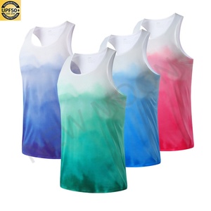 Chaleco Deportivo Personalizado con Diseño Sublimado, Sin Mangas, para Fitness, Culturismo, Gimnasio, Maratón, para Hombre - Product Image 1